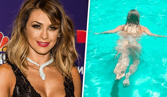 Aracely Arámbula causa furor en Instagram al nadar supuestamente desnuda