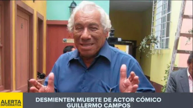 Esposa de Guillermo Campos desmiente muerte del actor tras falsa noticia