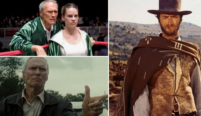 Clint Eastwood y sus mejores películas. Créditos: composición