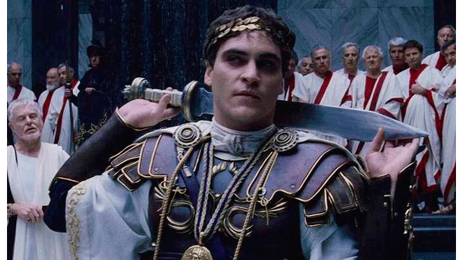 Cómodo, el recordado papel de Joaquin Phoenix en la película ‘Gladiador’