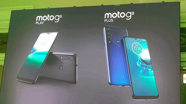 Presentación de los Moto G8 Plus y Moto G8 Play.