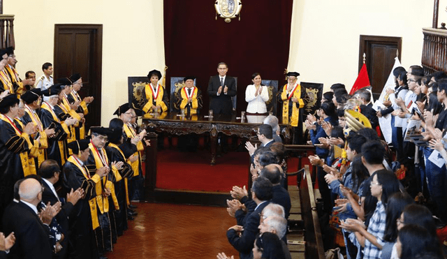 Martín Vizcarra inauguró año estudiantil de la Universidad San Marcos
