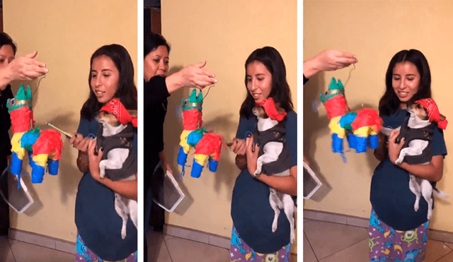 En YouTube, una joven organizó una fiesta en su casa para festejar el día especial de su querida mascota.
