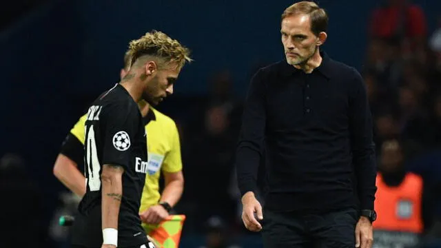 El técnico del PSG fue directo con Neymar sobre su futuro. Foto: AFP.