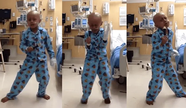 Niño baila al estilo de Michael Jackson al acabar tratamiento de cáncer [VIDEO]
