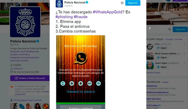 WhatsApp Gold es otra app fraudulenta que ha engañado a miles de usuarios.