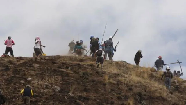 Comuneros de Pampachiri se enfrentaron con otras personas.