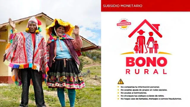 Bono Rural 760 soles: conoce aquí cómo saber si eres beneficiario y dónde cobrarlo. (Imagen: composición LR)