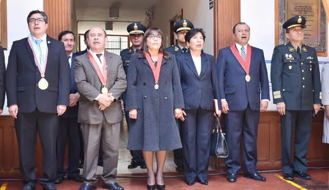 Corte Superior de Justicia de Cajamarca celebró 157° aniversario de instalación