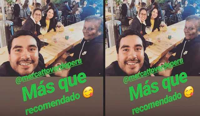 Alondra García Miró sorprende con cena a parientes de Paolo Guerrero