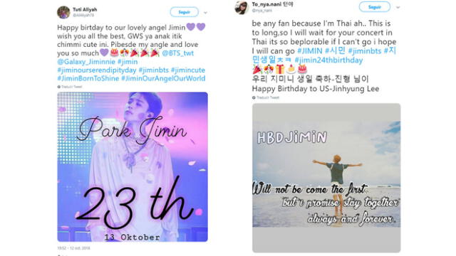 BTS: Jimin está de cumpleaños y fans hacen esto en su homenaje [FOTOS]