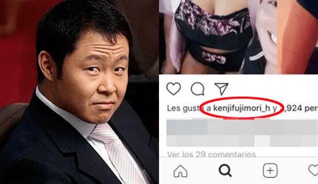 Instagram: Kenji Fujimori reaparece en redes con 'like' a conocida modelo