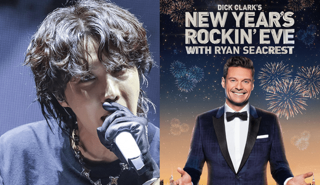 J-Hope se presenta por tercera vez en la fiesta especial de Año Nuevo, "Dick Clarck’s New Year's Rockin’ Eve With Ryan Seacrest", pero esta vez como solista. Foto: composición LR/ABC/Hybe