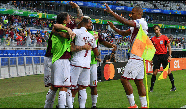 Venezuela vs. Bolivia: Darwin Machís anotó su doblete en partido de la Copa América 2019. | Foto: AFP