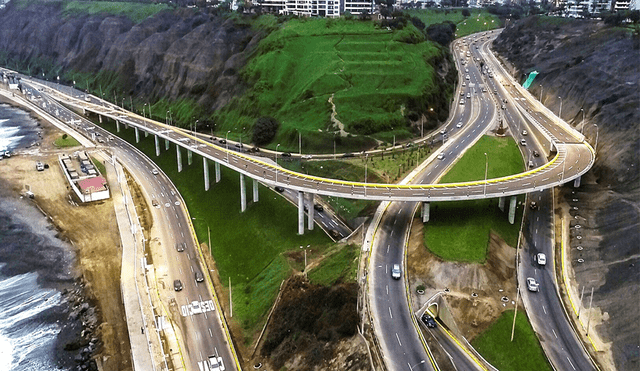 El pasado miércoles 26 de junio, el alcalde Jorge Muñoz y el presidente Martín Vizcarra inauguraron el viaducto Armendáriz, ubicado en la Costa Verde. (Foto: Andina)