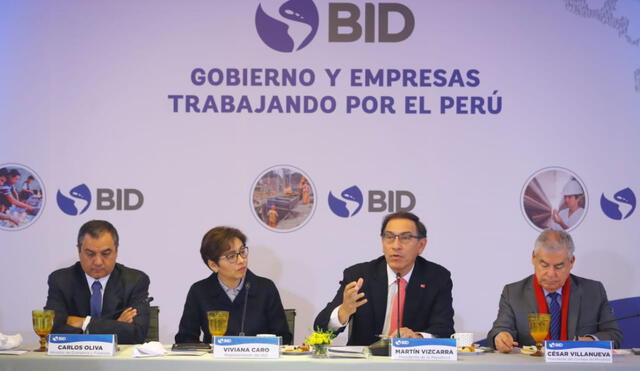 Presidente Vizcarra destaca el buen empeño de la economía peruana