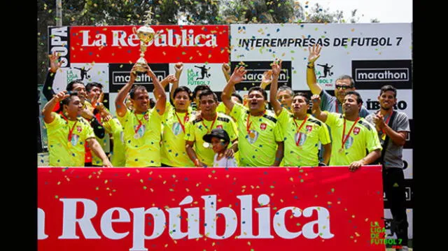 Protisa es el campeón del Torneo Inter Empresas - Copa La República 2017