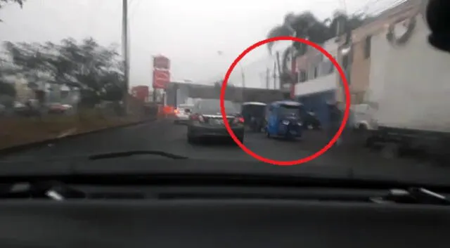 #YoDenuncio: mototaxis conducen en sentido contrario 