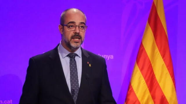 Miquel Buch, consejero de Interior de la Generalitat, reprochó que el gobierno tenga el control total de las medidas sanitarias en España. Foto: Internet.