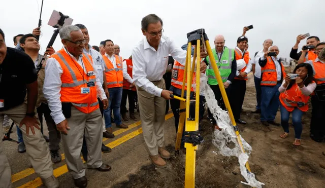 Presidente Vizcarra llega a Chiclayo para inicio de obras en aeropuerto [VIDEO]