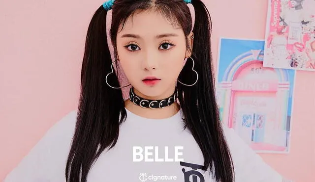 Belle 'Jin Lucky' es la  vocalista y bailarina del grupo K-pop femenino Cignature.