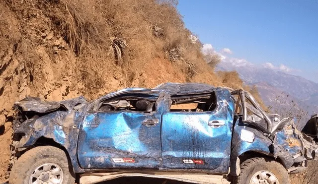 Unidad quedó inservible luego de accidente.