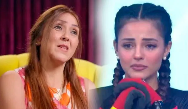 Luciana Fuster fue sorprendida por su madre en la final de "Esto es guerra". Foto: captura/América TV