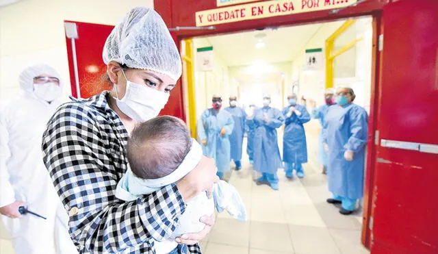 mujer hijo bebé niño hospital del niño coronavirus peru
