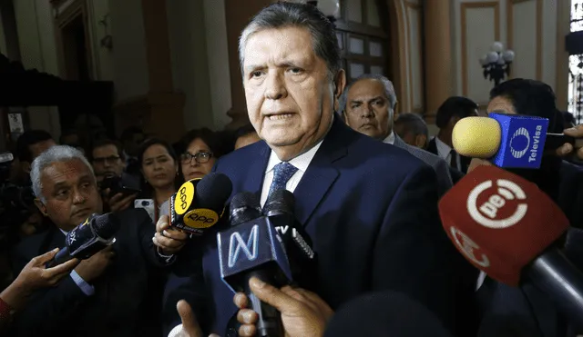 Alan García afirma no temer que Fiscalía le realice peritaje financiero