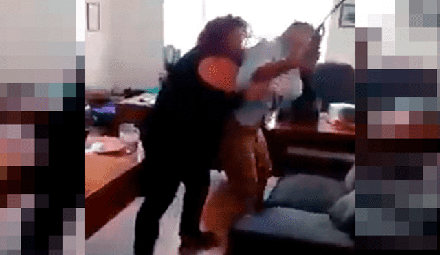 Jefe saca un rifle y amenaza a trabajador que pedía el pago de sus cotizaciones atrasadas [VIDEO] 