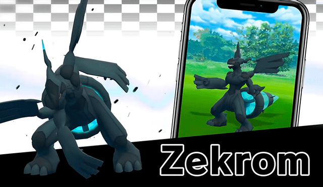 Zekrom debutará en Pokémon GO como jefe de incursión nivel 5. Fecha por confirmar.