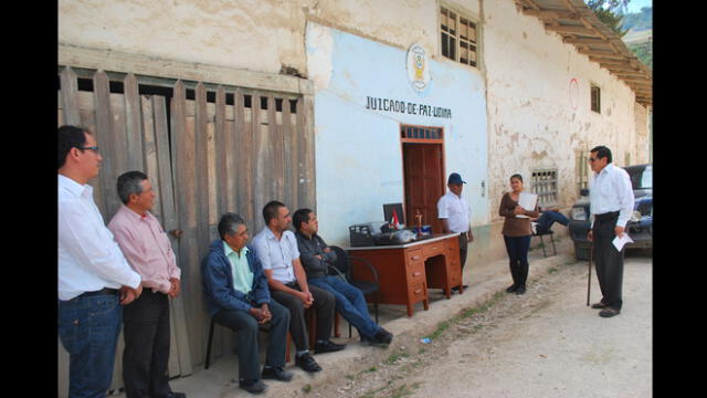 Cajamarca: inauguran Juzgado de Paz de Udima con moderno mobiliario  