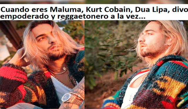 Hilarantes memes tras cambio de look de Maluma [GALERÍA]