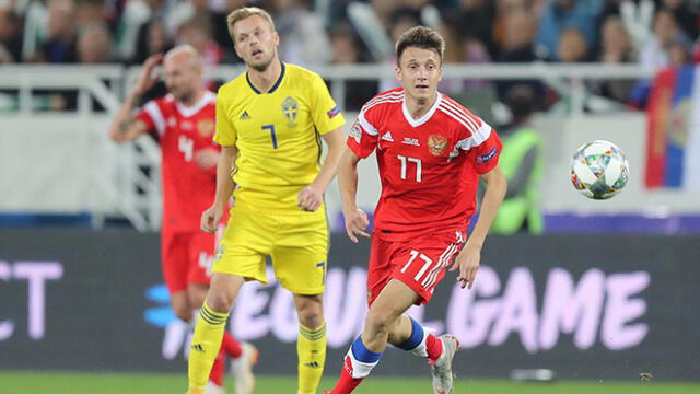  Rusia igualó 0 a 0 con Suecia por la Liga de Naciones de la UEFA [RESUMEN]