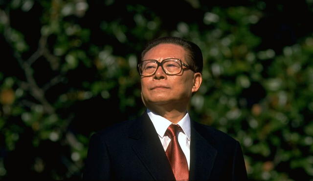 El expresidente chino Jiang Zemin, falleció hoy a los 96 años a causa de una leucemia. Foto: Bloomberg