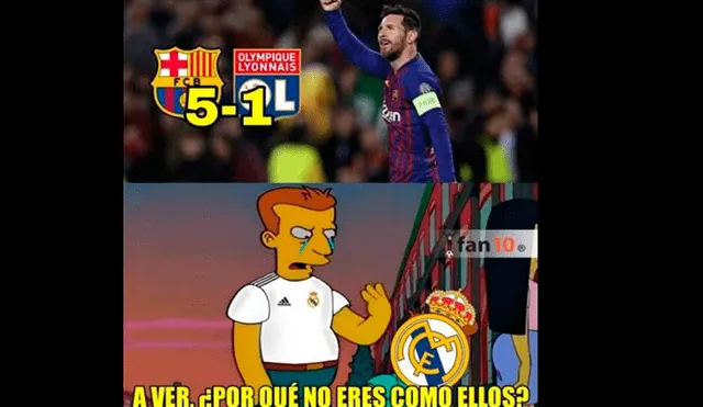 Barcelona vs Lyon: memes remecen Facebook tras la victoria del Barça  [FOTOS]