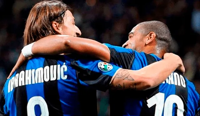 La dupla que formó con Zlatan Ibrahimovic en el Inter de Milán era temida por los habituales jugadores de PS2 en esa época.