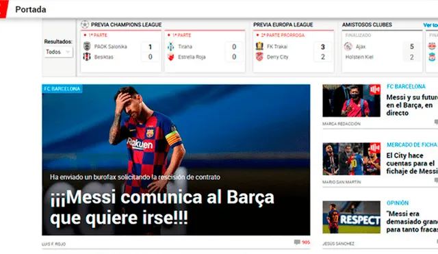 La noticia de Lionel Messi y su deseo de no seguir en Barcelona remeció el mundo. (FOTO: ).