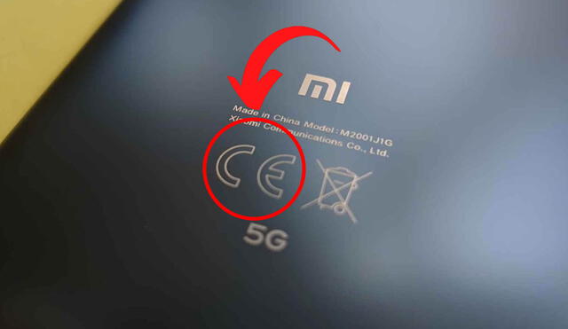 Las letras “CE” siempren se ubican en la parte trasera de cualquier dispositivo Android. Foto: El Androide Libre