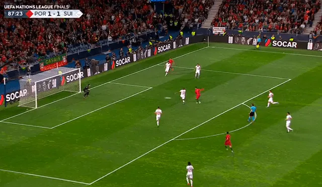 Portugal vs. Suiza: Cristiano Ronaldo consiguió su doblete con este sensacional remate [VIDEO]