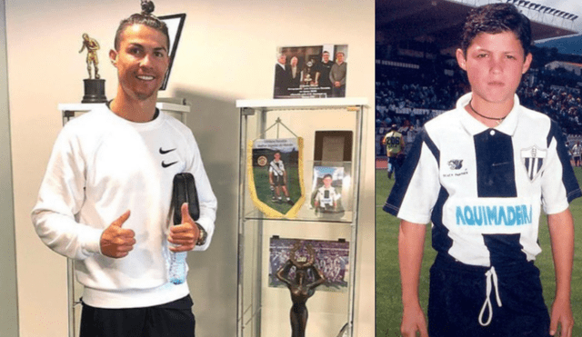 Cristiano Ronaldo visitó instalaciones del club Nacional en Madeira.