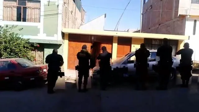 Policía y Fiscalía allanaron vivienda en Moquegua.
