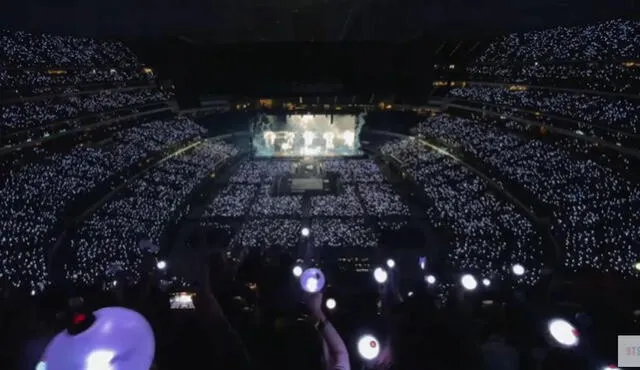 Estadio repleto: conciertos de BTS en Los Ángeles. Foto: captura/BANGTAN TV