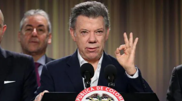 Juan Manuel Santos celebró el triunfo de Colombia ante Polonia