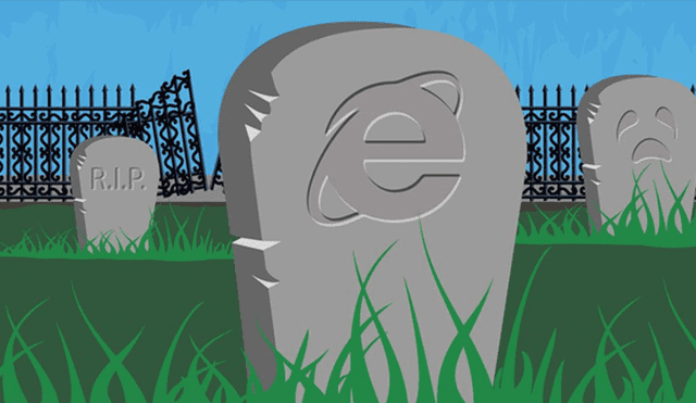 Los divertidos memes por la 'muerte' de Internet Explorer no se hicieron esperar. Foto: Captura.