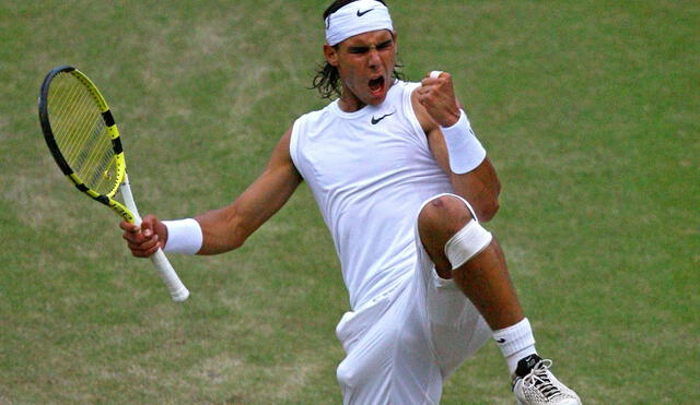 Un joven Rafael Nadal demostraba su instinto asesino en cada punto ganado frente a Roger Federer. (Foto: Reuters)