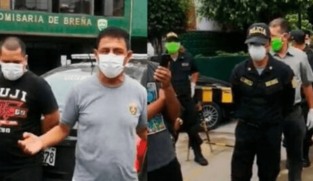 Suboficial serán suspendido temporalmente tras participar en protesta en comisaría de Breña. Foto: Captura