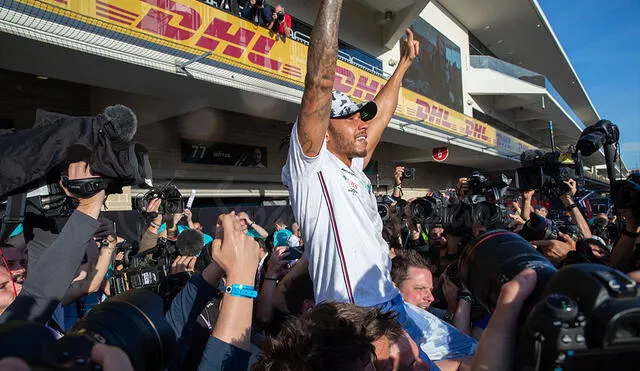 Lewis Hamilton logró su sexto mundial. (Créditos: AFP)
