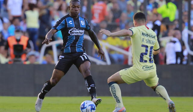 Querétaro no pudo ante América y perdió de local 1-2. Dejaron pasar la chance de ser líderes junto a León. (Foto: Imago 7)