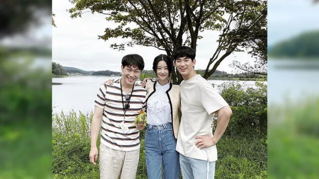 Oh Jung Se, Seo Ye Ji y Kim Soo Hyun. Foto: Instagram